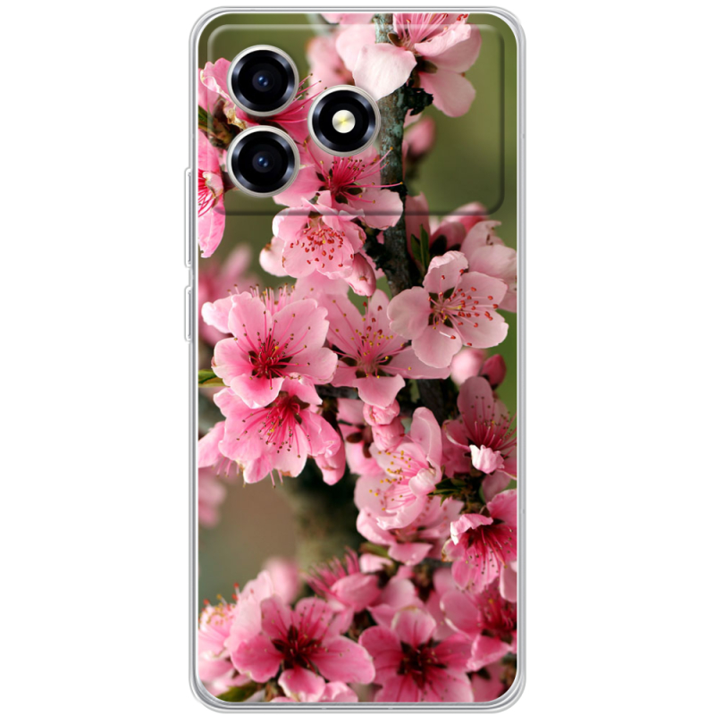 Чохол BoxFace ZTE Blade A36 Вишневые Цветы