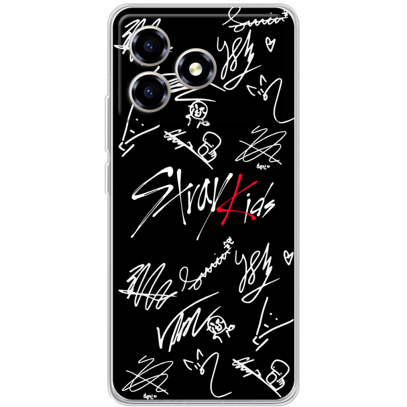Чохол BoxFace ZTE Blade A36 Stray Kids автограф
