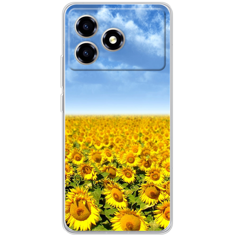 Чохол BoxFace ZTE Blade A36 Подсолнухи