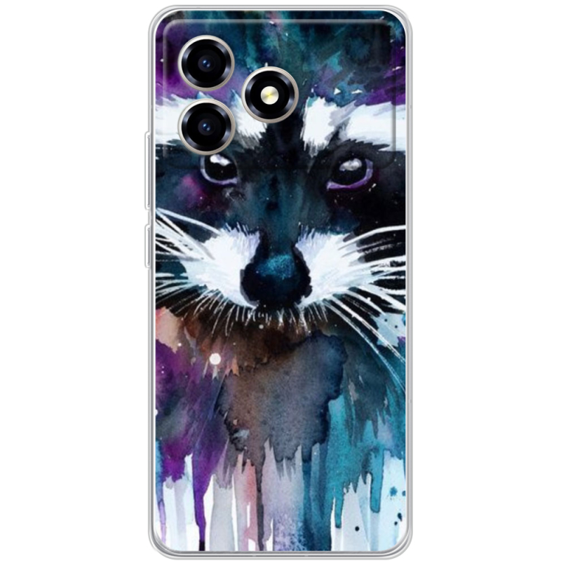 Чохол BoxFace ZTE Blade A36 Акварельный енот