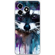 Чохол BoxFace ZTE Blade A36 Акварельный енот