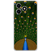 Чохол BoxFace ZTE Blade A36 Peacocks Tail