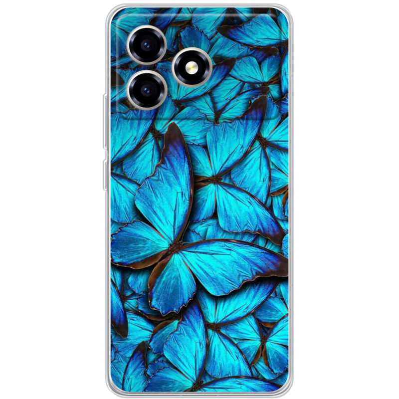 Чохол BoxFace ZTE Blade A36 лазурные бабочки