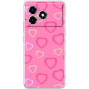 Чохол BoxFace ZTE Blade A36 Sugar Hearts