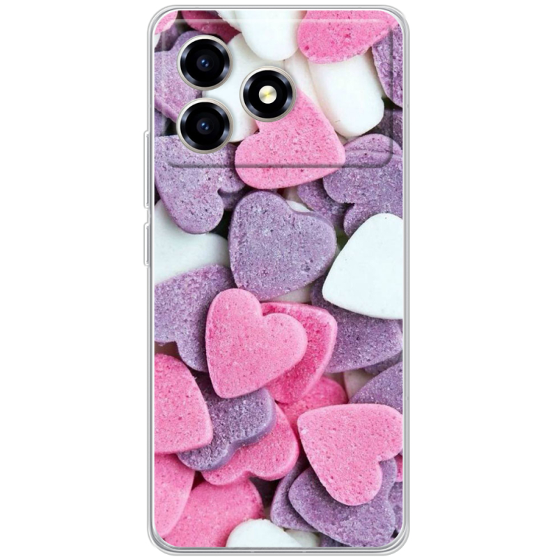 Чохол BoxFace ZTE Blade A36 Сердечки