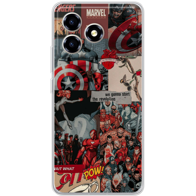 Чохол BoxFace ZTE Blade A36 Marvel Avengers