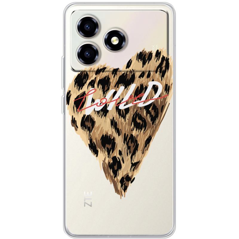 Прозорий чохол BoxFace ZTE Blade A36 Wild Love