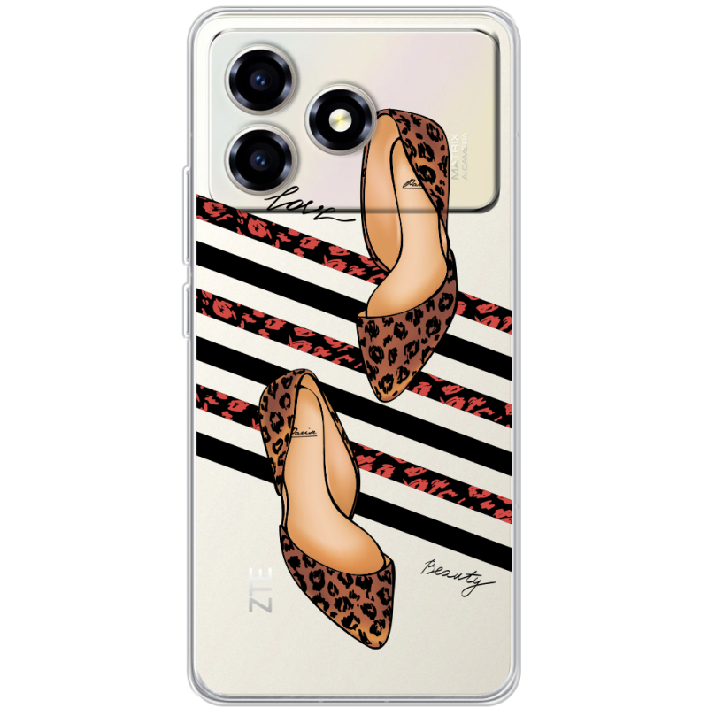 Прозорий чохол BoxFace ZTE Blade A36 Love Beauty