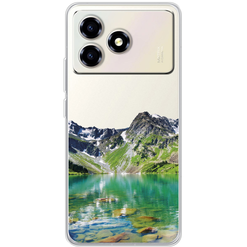 Прозорий чохол BoxFace ZTE Blade A36 Green Mountain