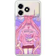 Прозорий чохол BoxFace ZTE Blade A36 Wiked Lady