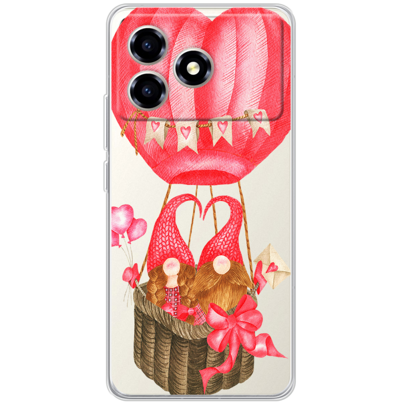 Прозорий чохол BoxFace ZTE Blade A36 Valentine Dwarfs