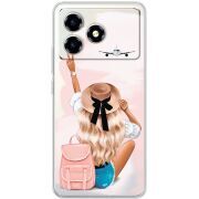 Прозорий чохол BoxFace ZTE Blade A36 Travel Girl