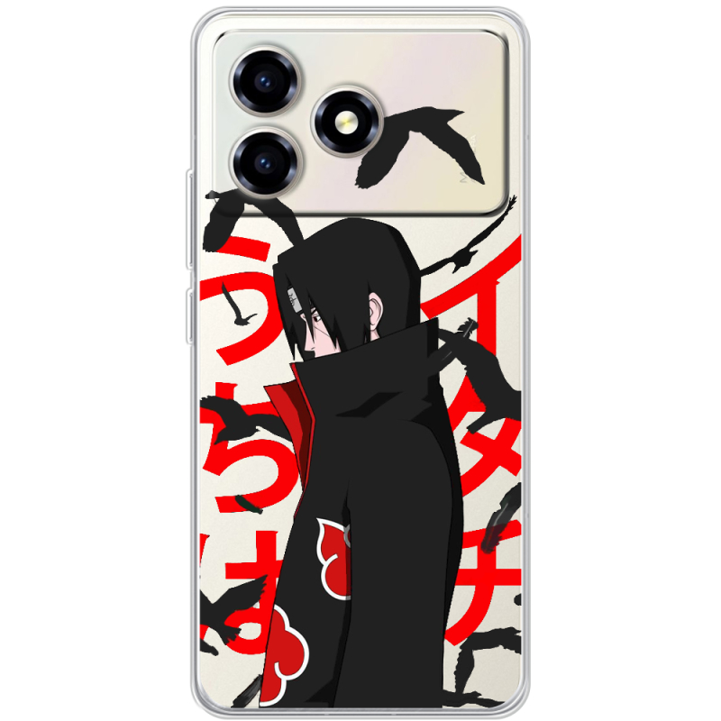 Прозорий чохол BoxFace ZTE Blade A36 Учиха Итачи