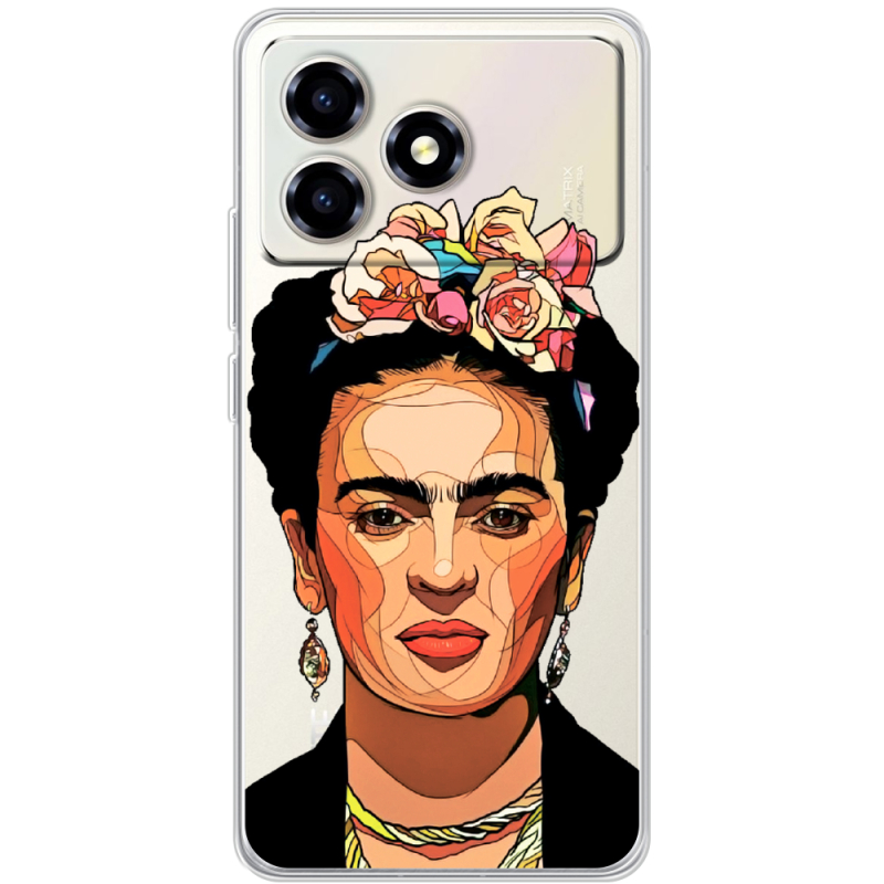 Прозорий чохол BoxFace ZTE Blade A36 Фрида Кало