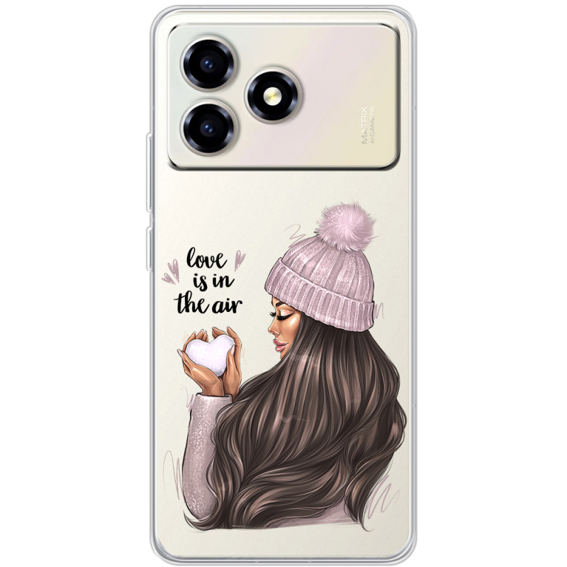 Прозорий чохол BoxFace ZTE Blade A36 love is in the air