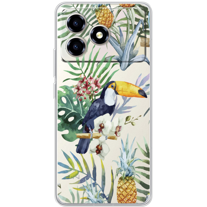 Прозорий чохол BoxFace ZTE Blade A36 Tucan