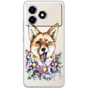 Прозорий чохол BoxFace ZTE Blade A36 Winking Fox