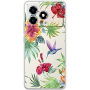 Прозорий чохол BoxFace ZTE Blade A36 Tropical