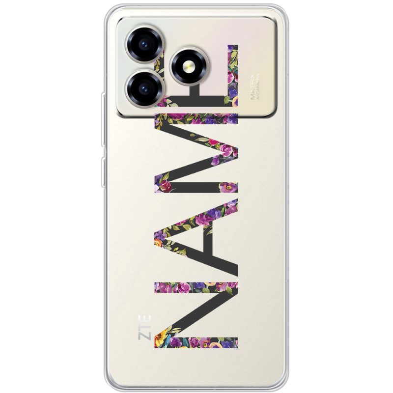 Прозорий чохол BoxFace ZTE Blade A36 Именной