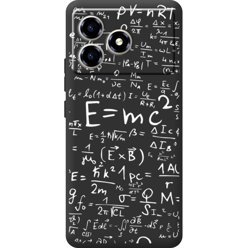 Чорний чохол BoxFace ZTE Blade A36 E=mc2