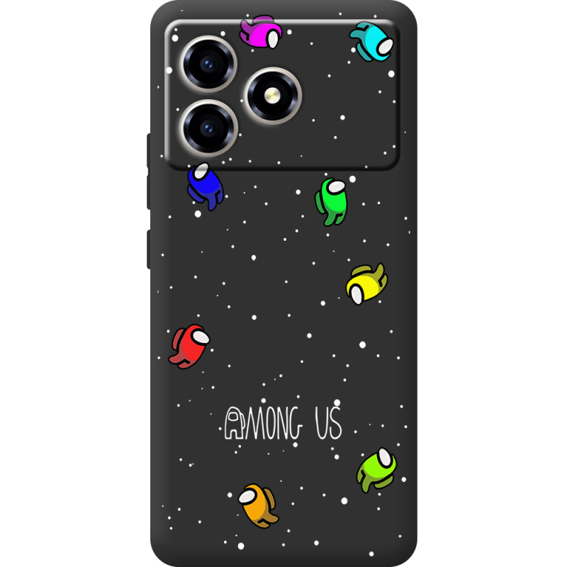 Чорний чохол BoxFace ZTE Blade A36 Among Us Invisible