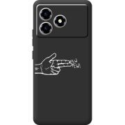 Чорний чохол BoxFace ZTE Blade A36 Pew Pew