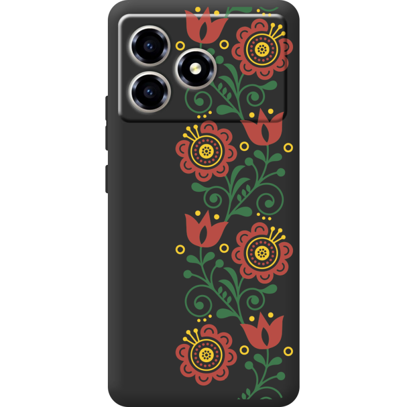 Чорний чохол BoxFace ZTE Blade A36 Ethno