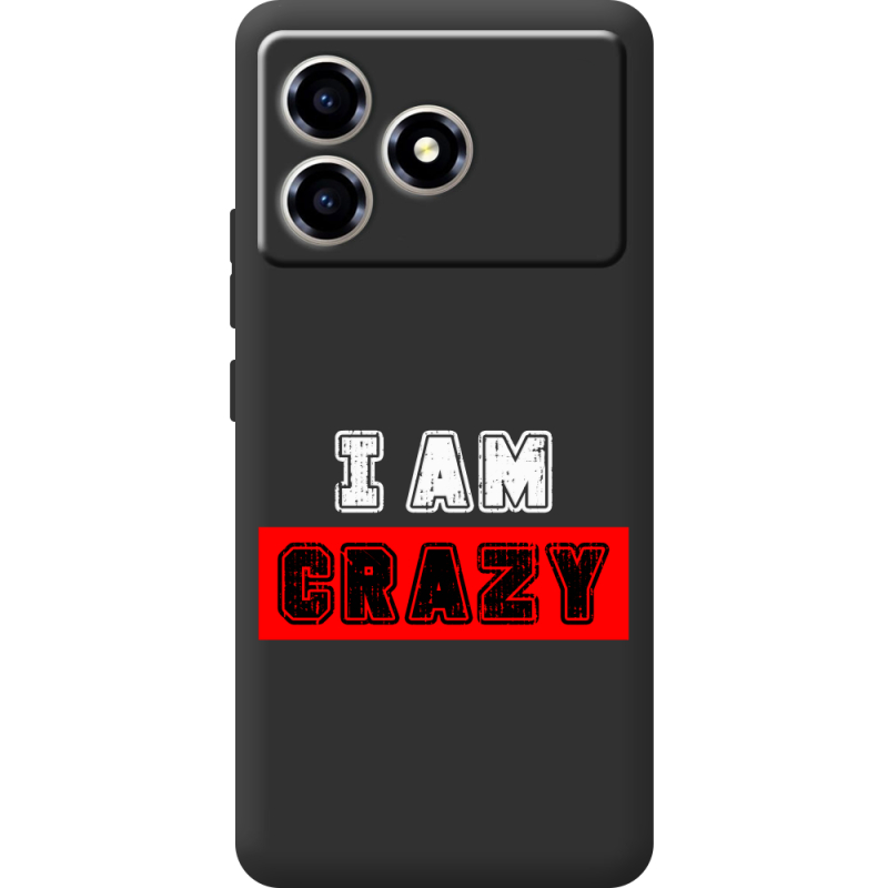 Чорний чохол BoxFace ZTE Blade A36 I'm Crazy