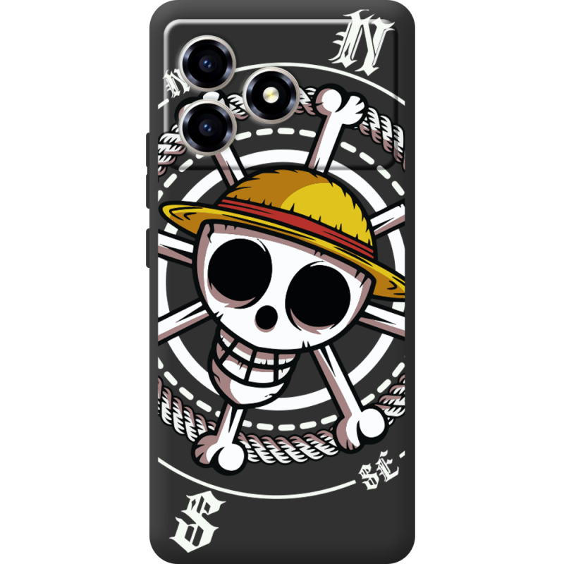 Чорний чохол BoxFace ZTE Blade A36 One Piece Компас