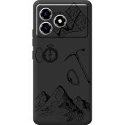 Чорний чохол BoxFace ZTE Blade A36 Mountains