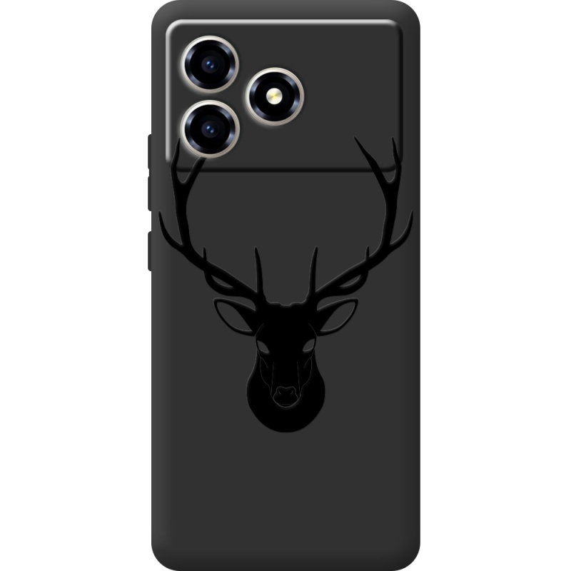 Чорний чохол BoxFace ZTE Blade A36 Deer