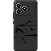 Чорний чохол BoxFace ZTE Blade A36 Sportcar