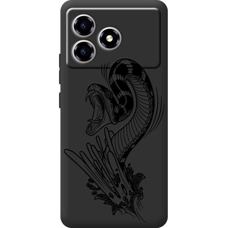 Чорний чохол BoxFace ZTE Blade A36 Snake