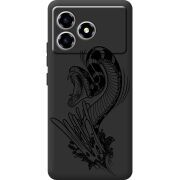 Чорний чохол BoxFace ZTE Blade A36 Snake