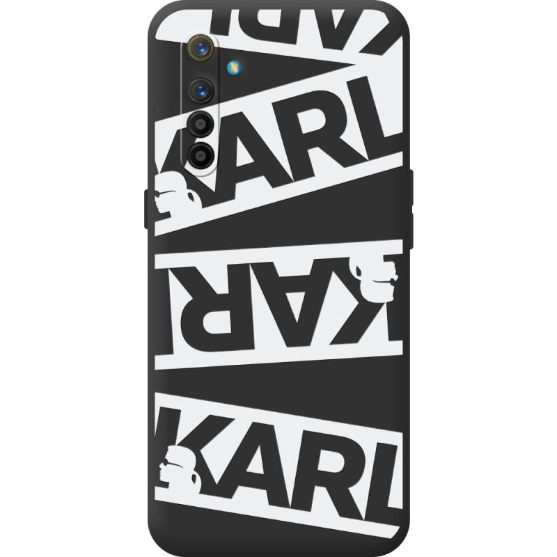 Чорний чохол BoxFace Realme XT White Karl