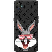 Чорний чохол BoxFace Realme XT looney bunny