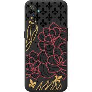 Чорний чохол BoxFace Realme XT FranceFlowers