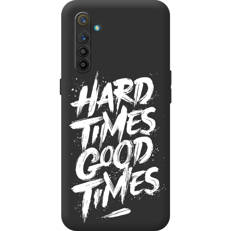 Чорний чохол BoxFace Realme XT Hard Times Good Times