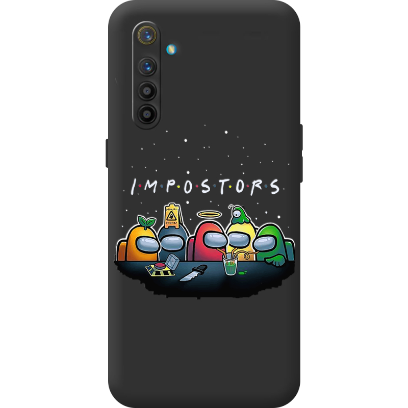 Чорний чохол BoxFace Realme XT Among Us Impostors
