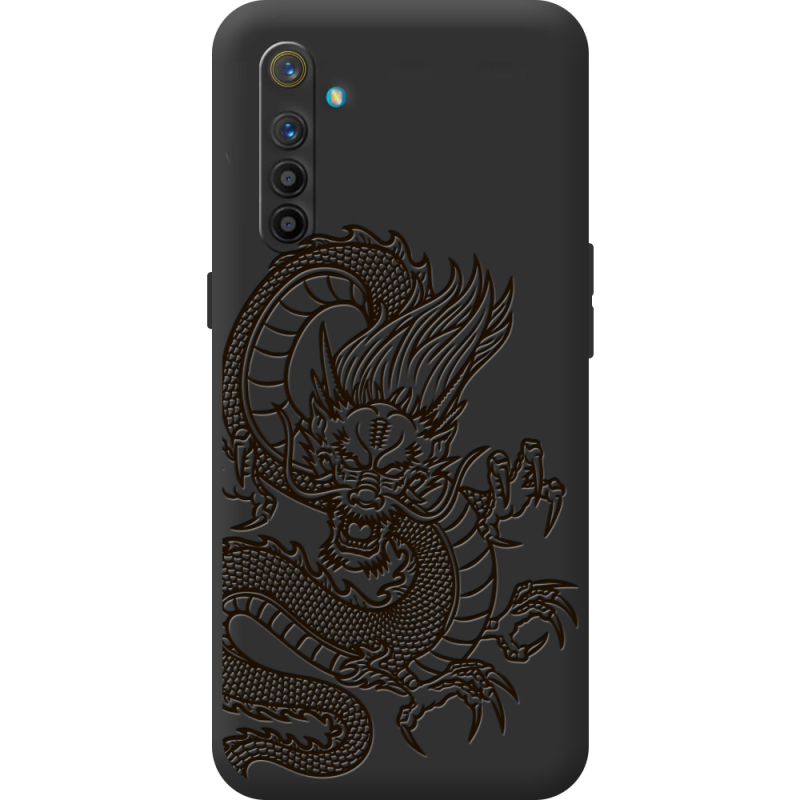 Чорний чохол BoxFace Realme XT Chinese Dragon