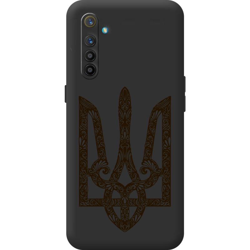 Чорний чохол BoxFace Realme XT Ukrainian Trident