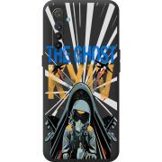 Чорний чохол BoxFace Realme XT Привид Києва в дії