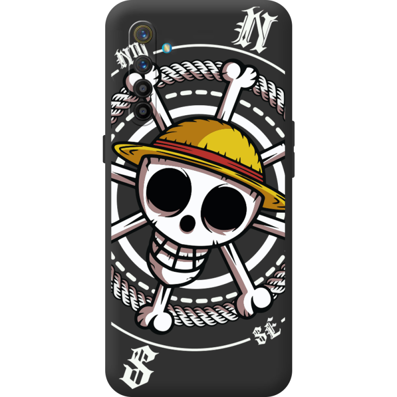 Чорний чохол BoxFace Realme XT One Piece Компас