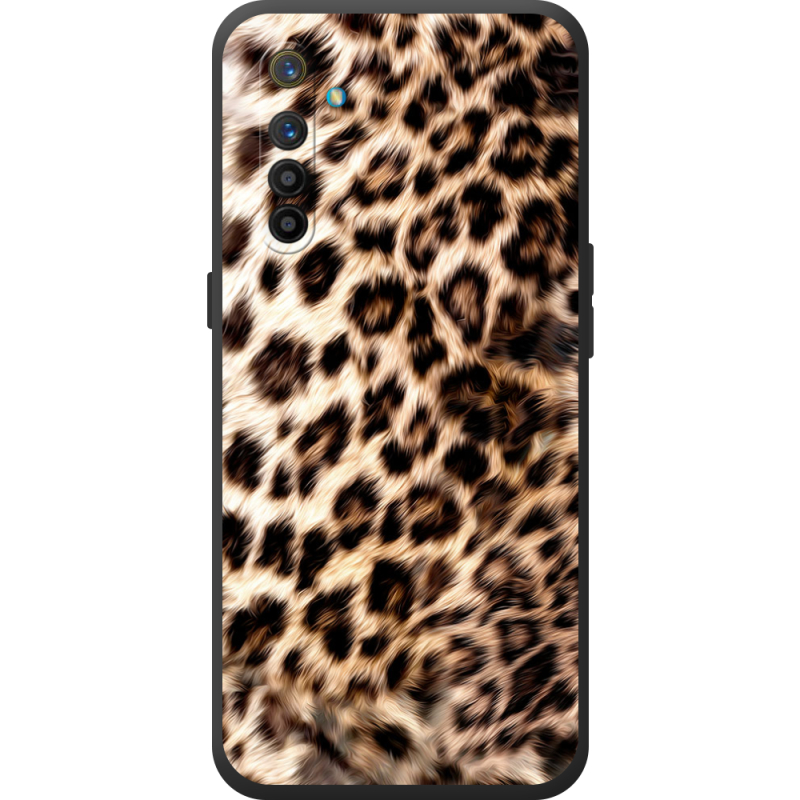 Чорний чохол BoxFace Realme XT Леопардовий