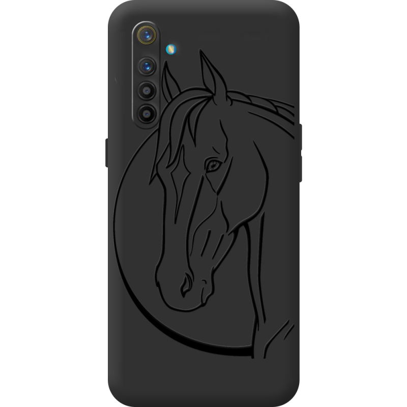 Чорний чохол BoxFace Realme XT Horse