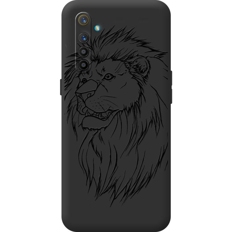 Чорний чохол BoxFace Realme XT Lion
