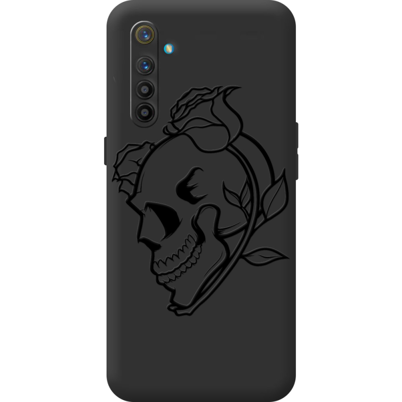 Чорний чохол BoxFace Realme XT Skull and Roses