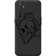 Чорний чохол BoxFace Realme XT Skull and Roses
