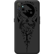 Чорний чохол BoxFace Realme XT Hugin and Munin