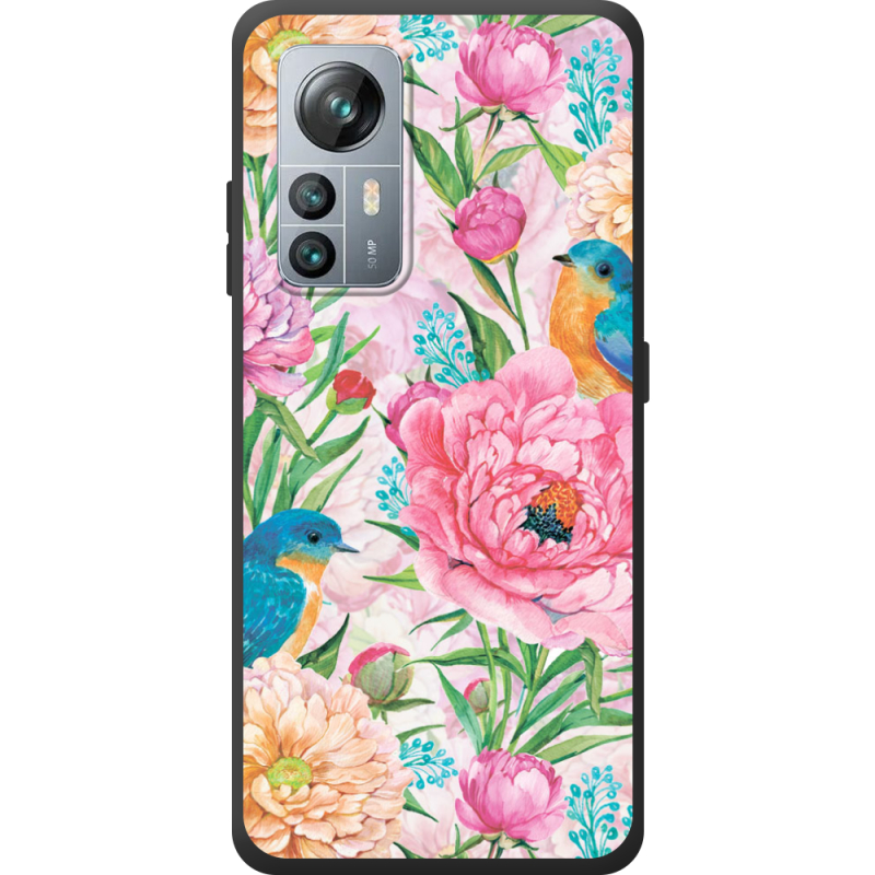 Чохол BoxFace Blackview A85 Birds in Flowers